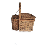 Rattan and wicker basket