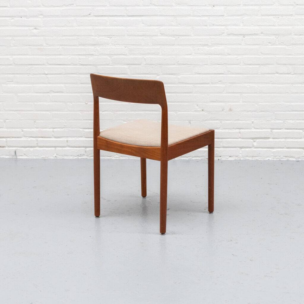 Danish dining chairs set by Johannes Nørgaard 1960s