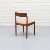 Danish dining chairs set by Johannes Nørgaard 1960s