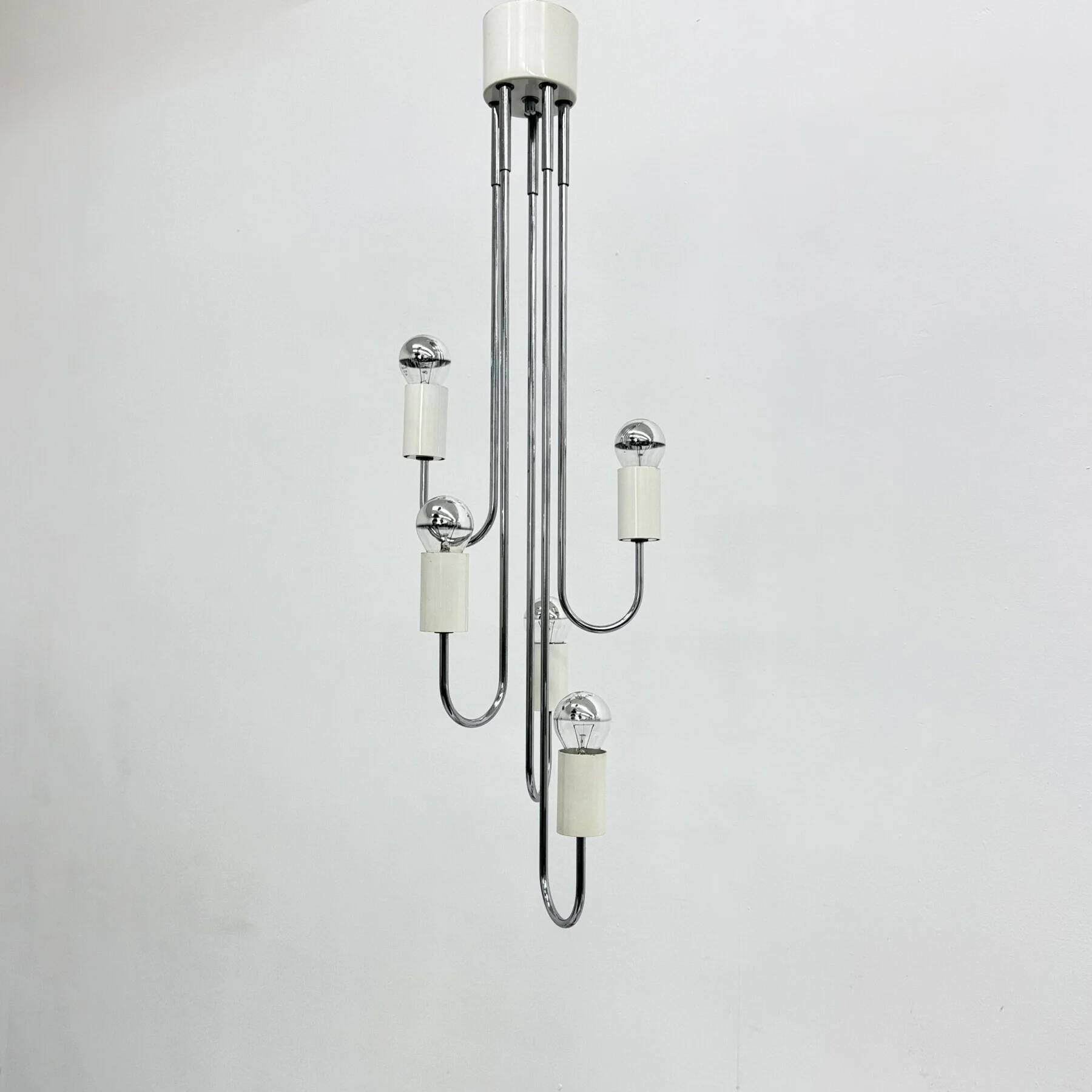Suspension du milieu du siècle par Gaetano Sciolari, années 1970, Italie