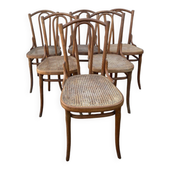 6 chaises bistrot Thonet