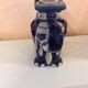 Blue ceramic elephant