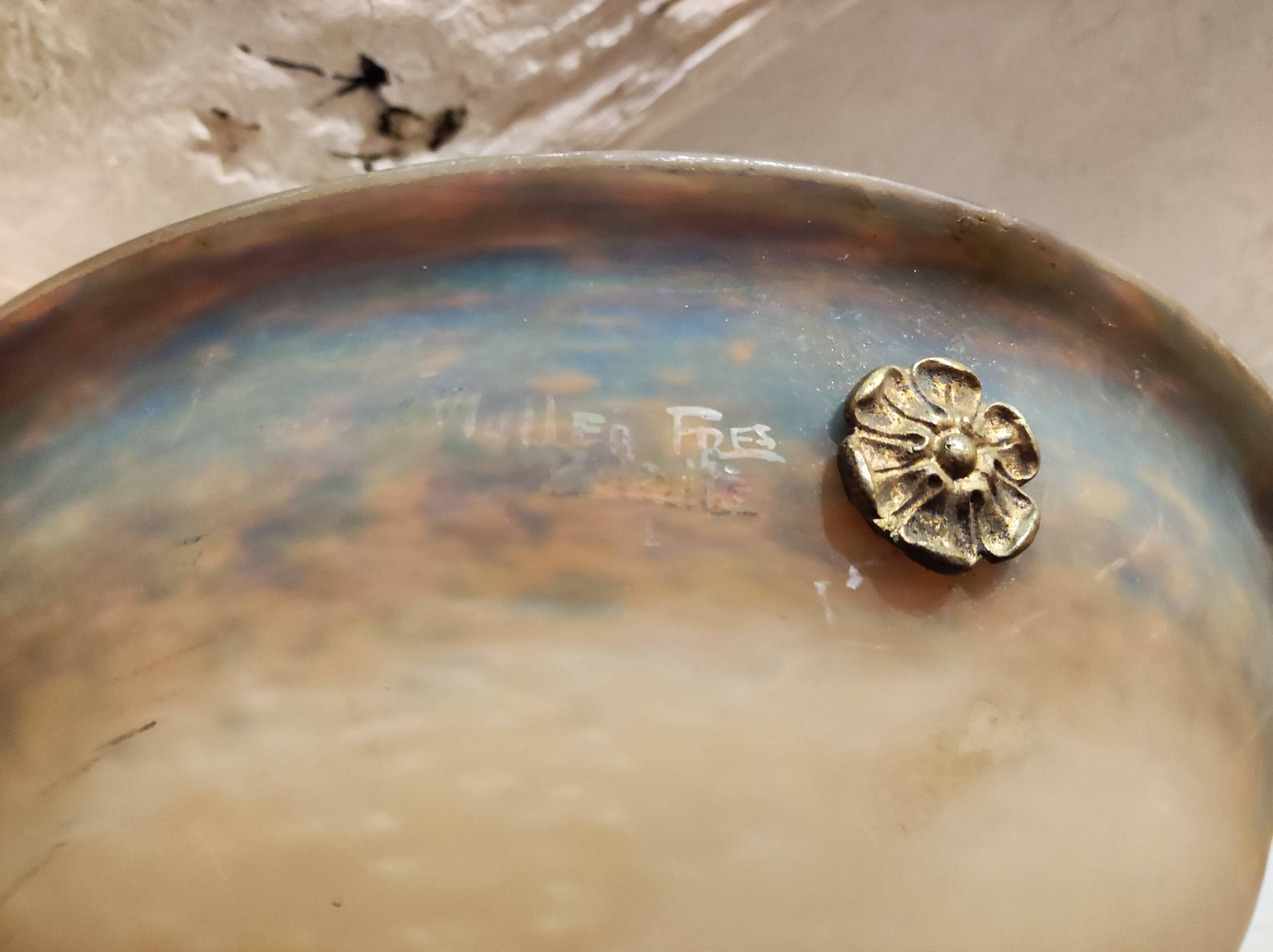 Suspension, Müller & Fils basin, Art Deco