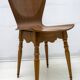 After Carlo Ratti Mid-Century Modern Italian Bentwood Chairs, 1950s