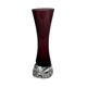 Ingrid Glashütte "Lord Nelson" burgundy vase, Germany 1960s