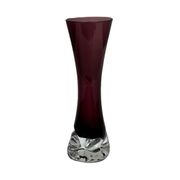 Ingrid Glashütte "Lord Nelson" burgundy vase, Germany 1960s