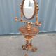 Coiffeuse ancienne meuble de barbier ancien  vintage
