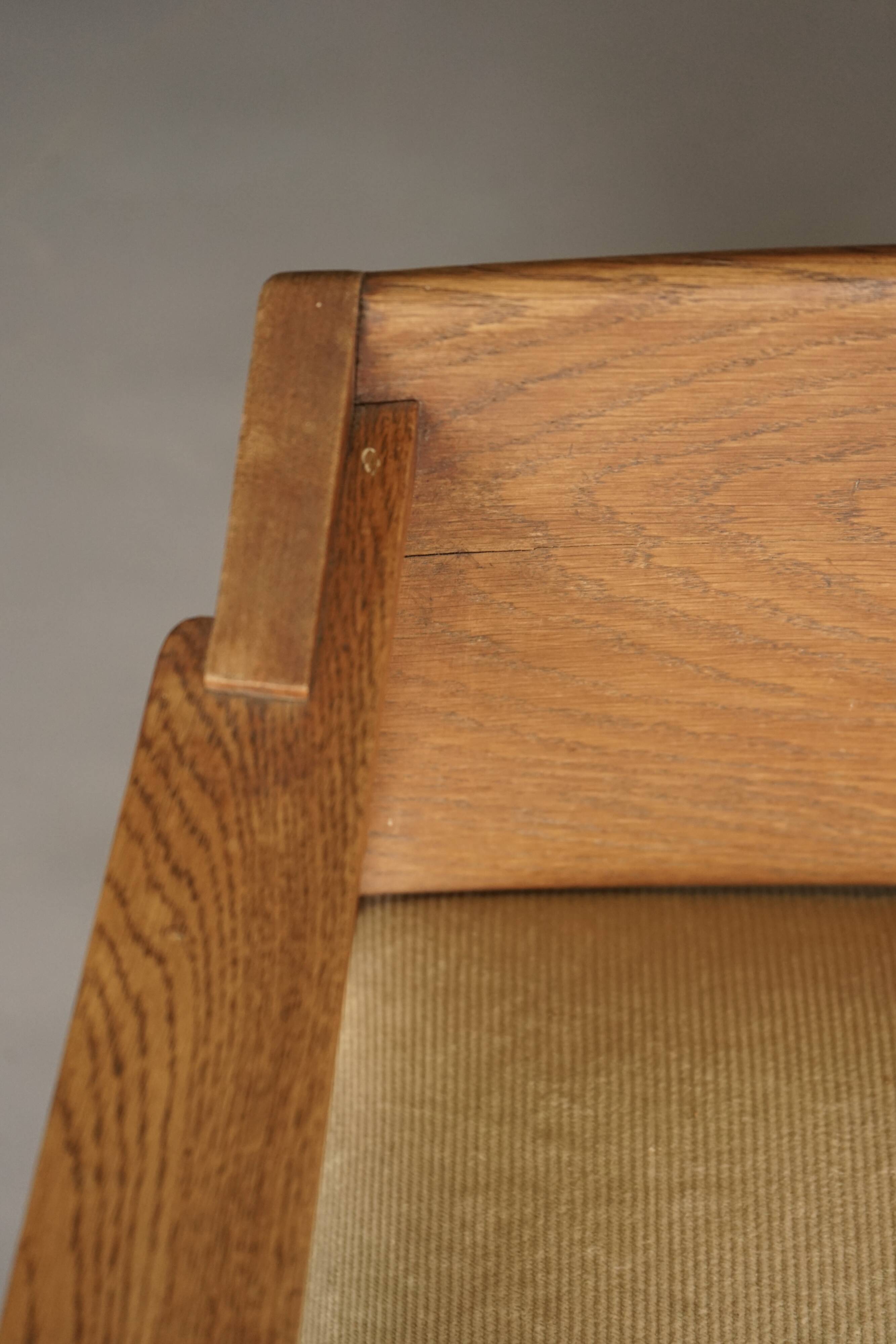 Modernist Hague School Armchair attributed to Frits Spanjaard, 1920s