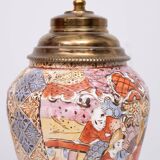 pair Satsuma Table Lamps Japan 1950s