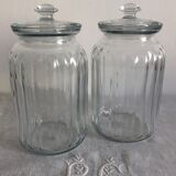 Pair of confectionery jars