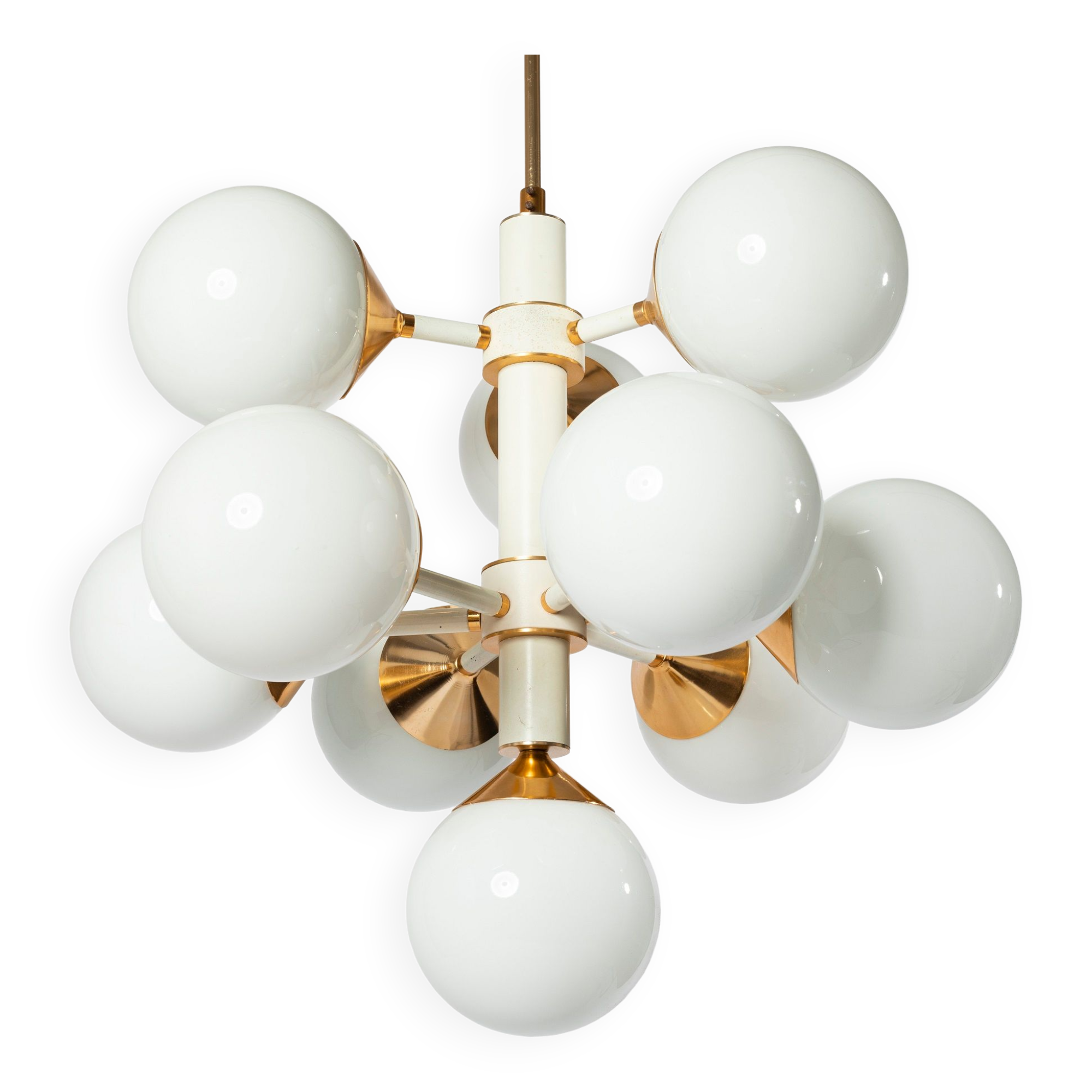 Sputnik chandelier by Szarvasi, Hungary, 1970s