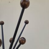 Vintage parrot coat rack with balls, 1950s design