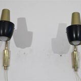 Pair of Scandinavian wall lights 1970