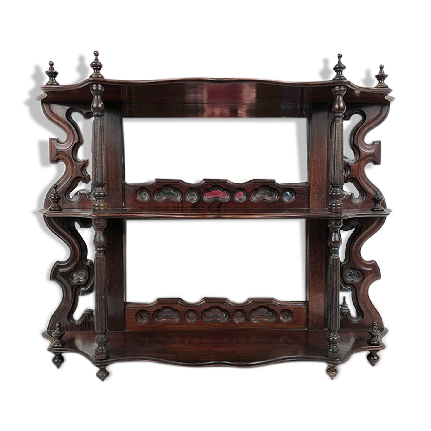 Napoleon III wall mount veined mahogany or violet wood