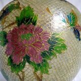 Openwork plique-à-jour enamel pot - 1920 to 1949 - China