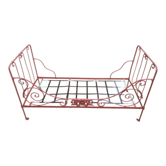 Wrought iron sofa bed nineteenth century