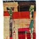 modern Berber bohemian Boujad wool rug