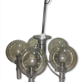 Chrome chandelier 70s