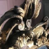 Large golden antique mirror  77x108cm