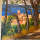 Peinture huile sur toile < saint tropez >