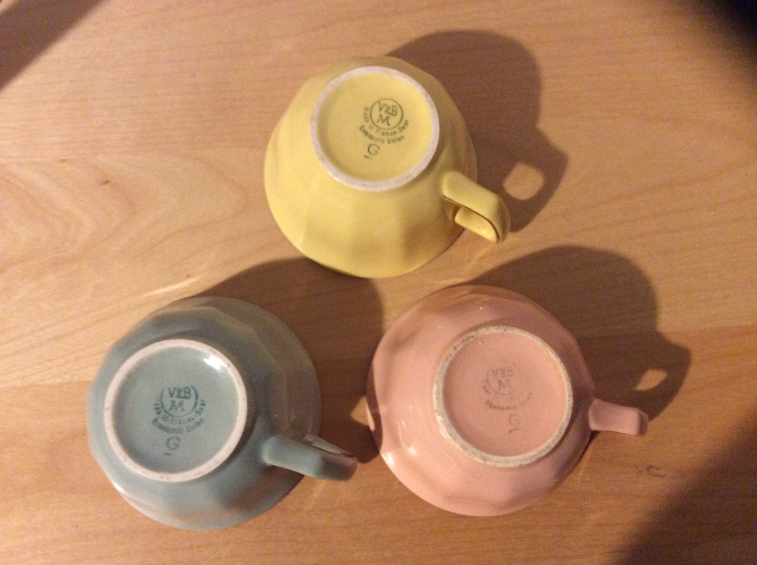 Villeroy and Boch cups
