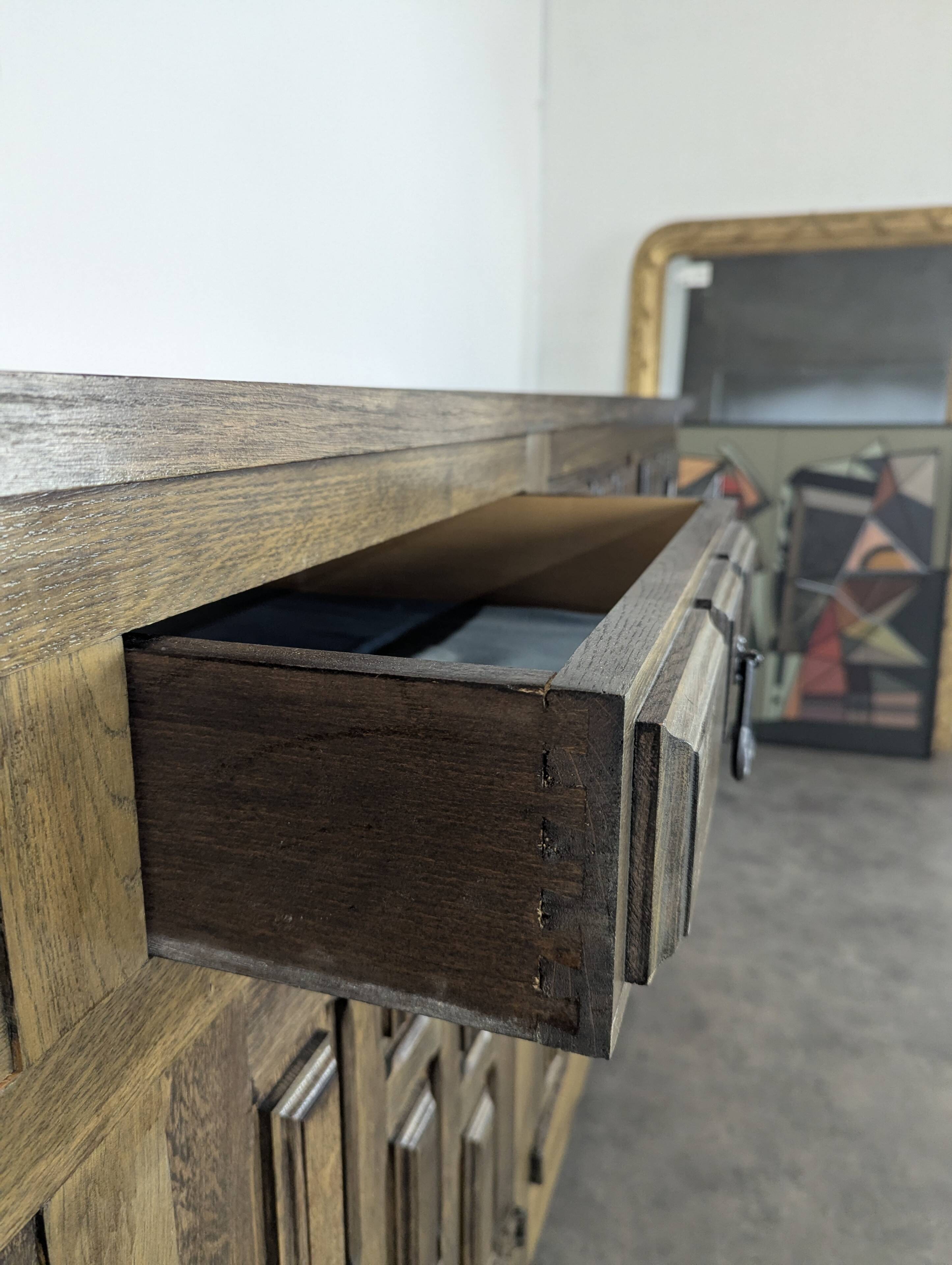 Spanish enfilade in solid oak
