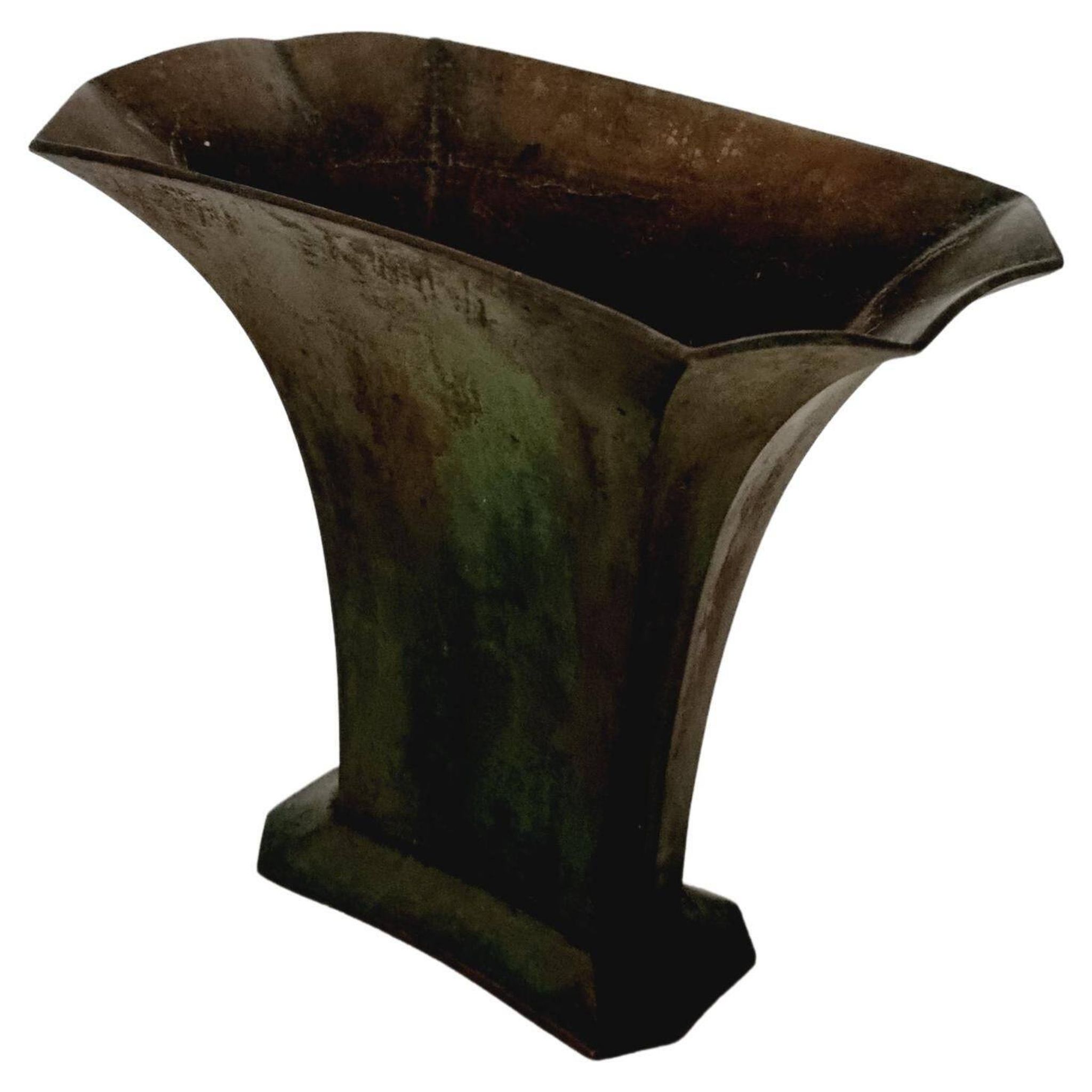 Sune Bäckström, Solid bronze vase, Swedish grace / Art Deco