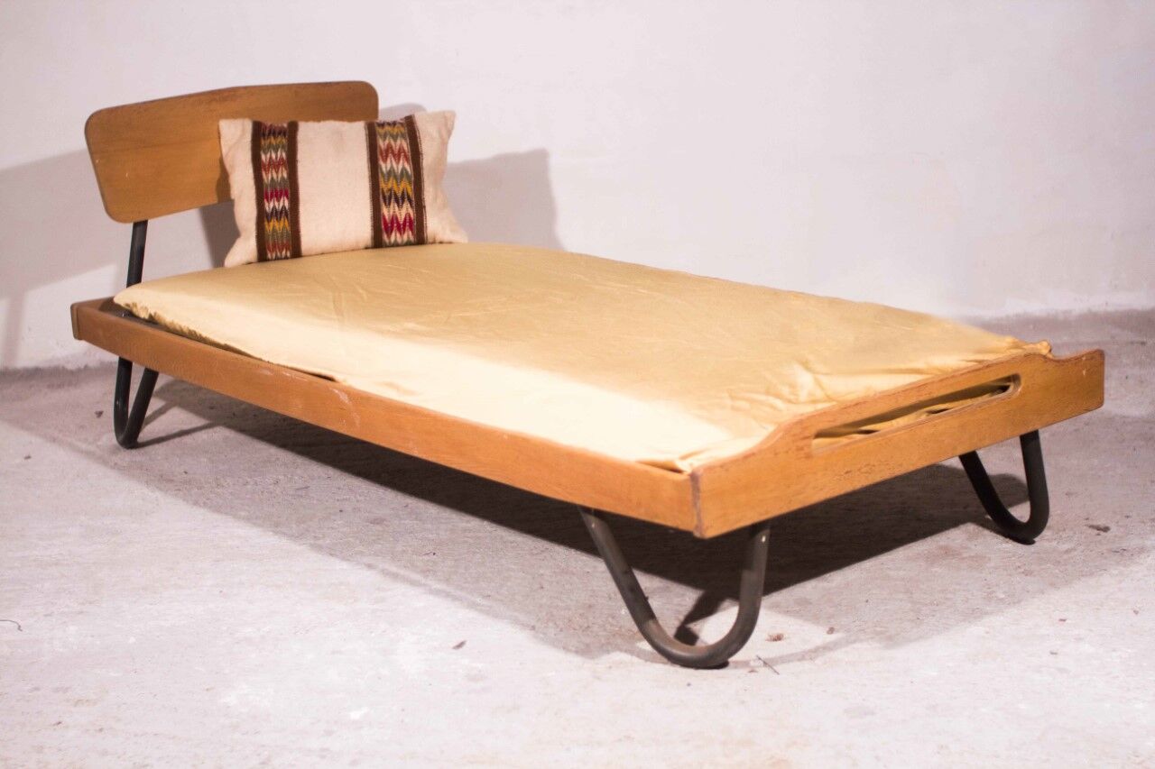 Jacques Hitier bed for Molitor 1950