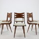 Lot de 6 chaises, Tchécoslovaquie 1960