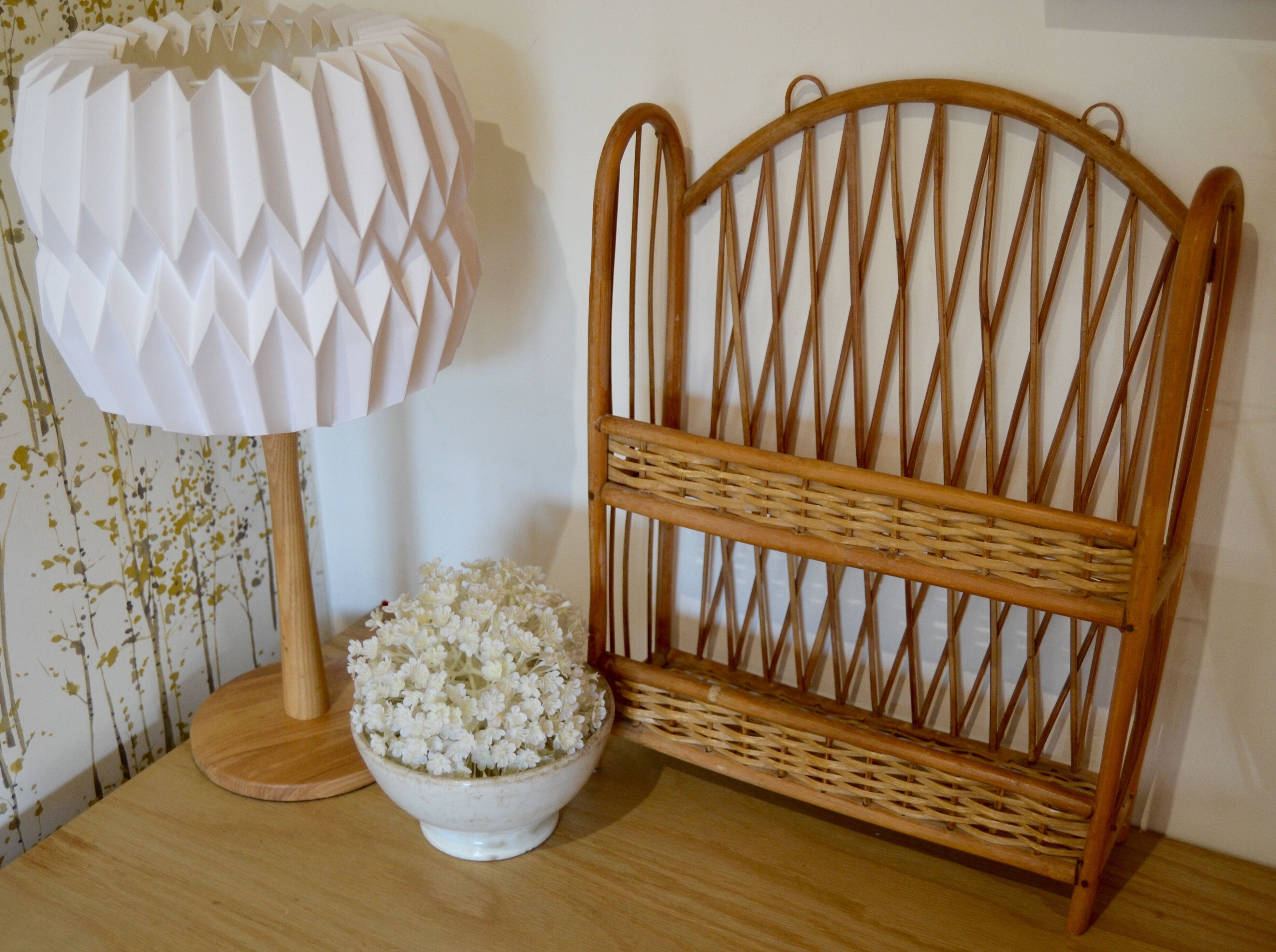 Rattan & wicker shelf