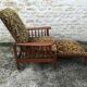 Morris armchair retractable footrest