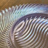 The lilac molded glass compote bowl.