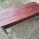 Vintage school desk coffee table with chests