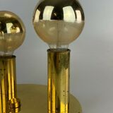 60s brass designer ceiling light