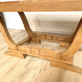 Old wooden and concrete table