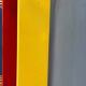 Vintage yellow, red and blue Tomado wall system - shelves - rack - unit