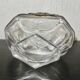 glass jewelry box with brass cherub decoration