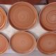 Lot de 6 assiettes plates en grès de Sarreguemines