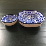 Set ceramics blue décor