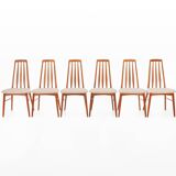Set of 6 Eva Dining Chairs by Niels Koefoed for Koefoeds Hornslet, 1960s