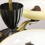 Lustre figuratif Art Déco en laiton français, 1930