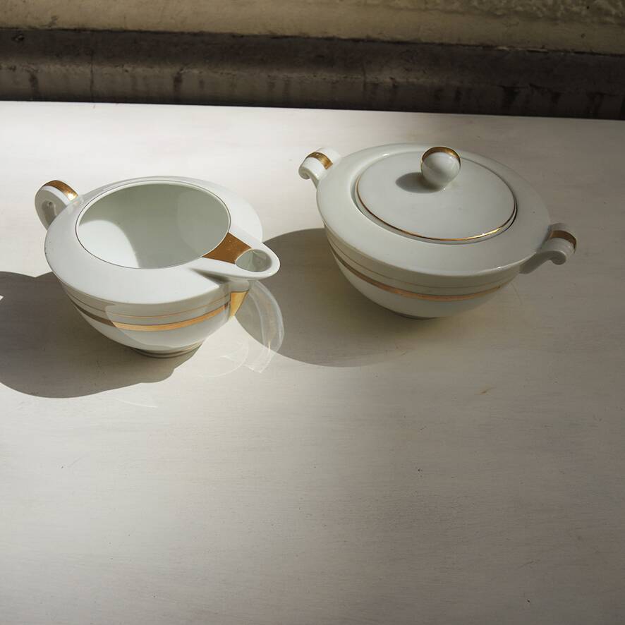 Antique A. Vignaud Porcelain Tea/Coffee Set