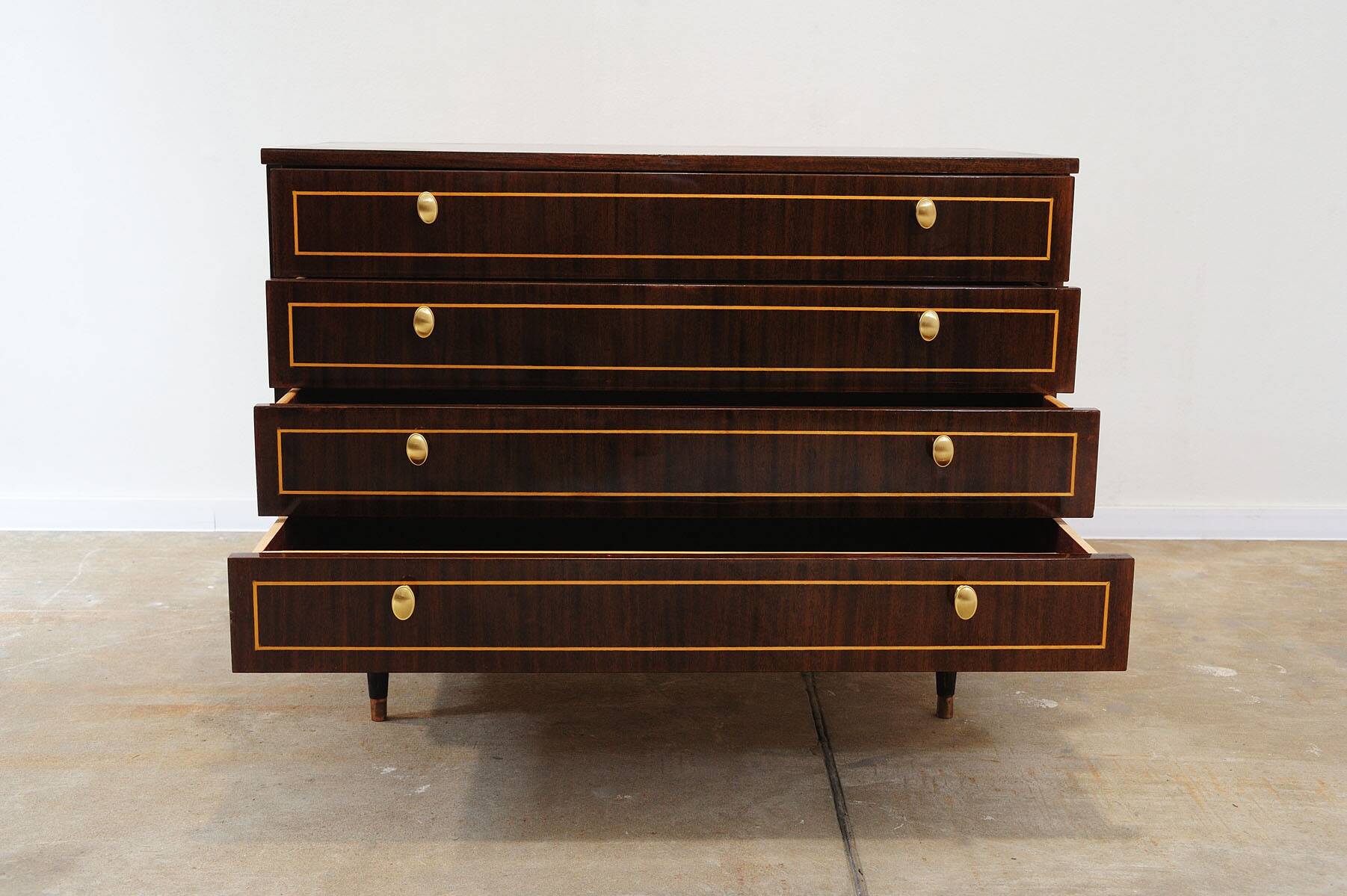 Mid century modern Eastern Bloc Vintage chest of drawers, 1970´s, Soviet Union