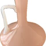 Très beau vase opaline rose