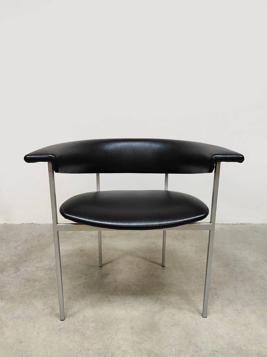 Dutch vintage dining chair Rudolf Wolf Gaasbeek & Van Tiel