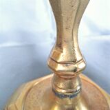 Bougeoir  bronze doré à binet percé XVII siècle