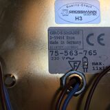 Gilded metal wall lamps of the brand Grossmann