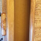 Pair of rattan bedside tables