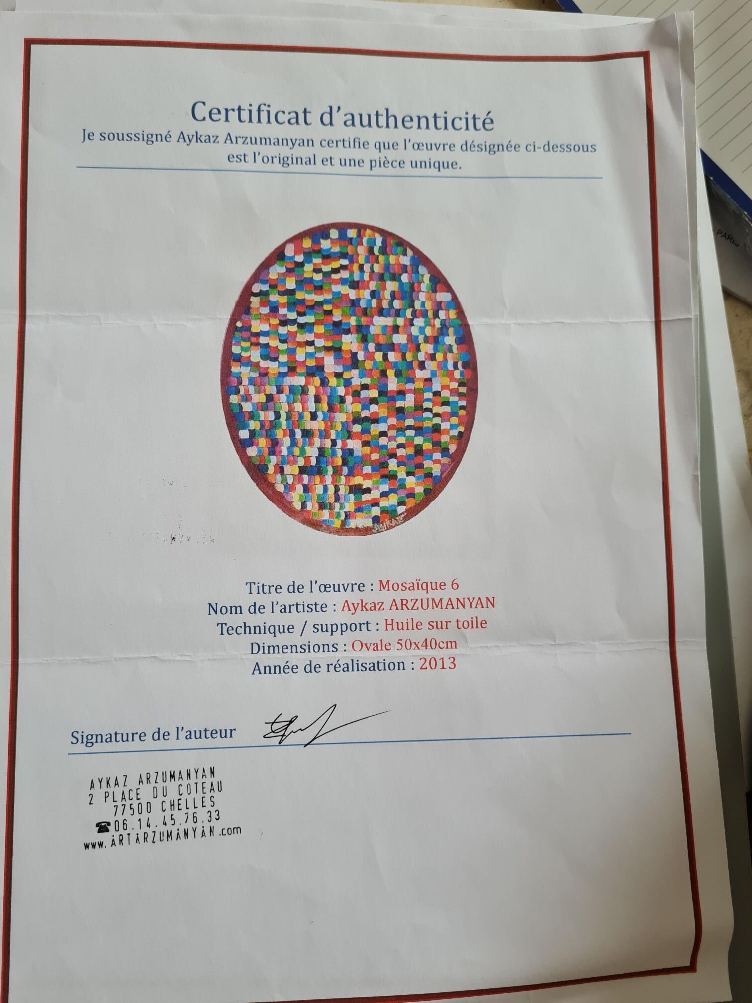 Contemporary oil painting Aykaz Arzumanyan