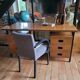 Wood and metal office 70s